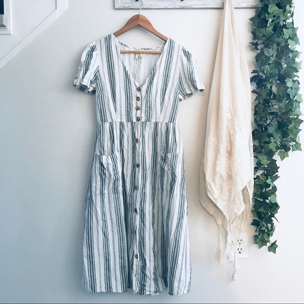 Cotton button down dress - Picture 3 of 11